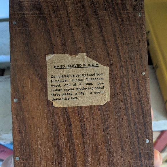 Wooden Owl Trinket Box - Picture 5 of 7